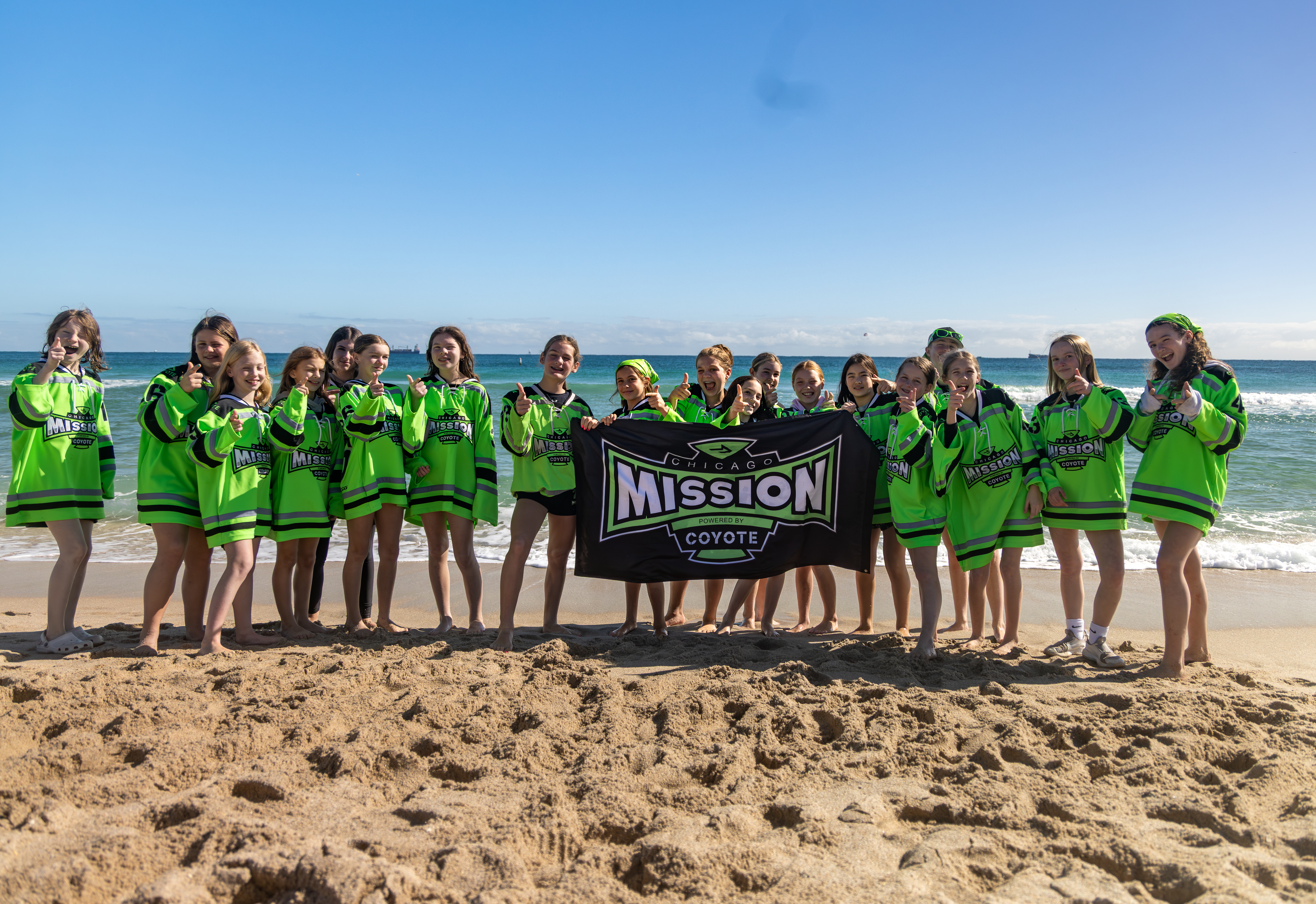 Hockey Team Beach